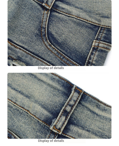 Pantalones Cortos Denim Lavado Efecto Adelgazante - Image 12