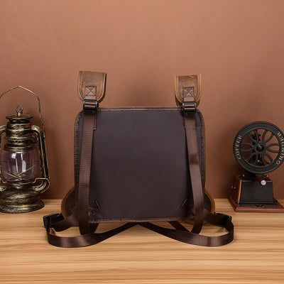 Bolsa de Pecho Vintage en Cuero Genuino para Hombre - Estilo Outdoor - Image 13