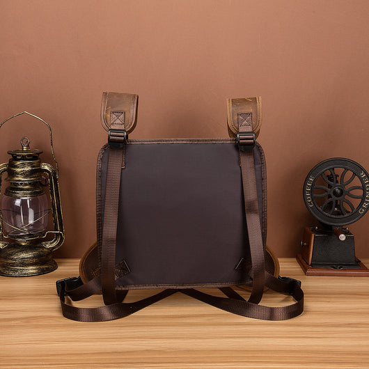 Bolsa de Pecho Vintage en Cuero Genuino para Hombre - Estilo Outdoor - Image 13
