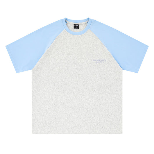 Playera Manga Corta para Hombre con Costuras de Contraste - Image 10