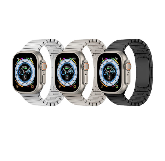 Correa Metálica de Acero Inoxidable con Cierre de Lazo para Smartwatch 8 e IWatch