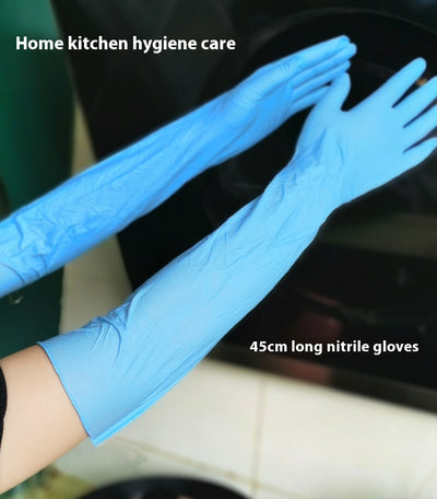 Guantes Desechables de Látex Alargados 18 Pulgadas - Image 10