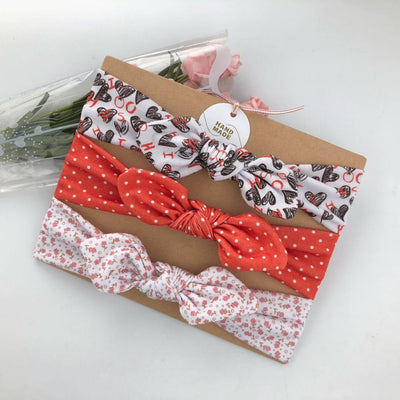 Set de 3 Diademas Infantiles con Moños Estampados - Image 20