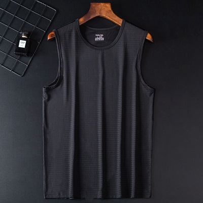 Camiseta Deportiva Holgada Transpirable de Talle Grande sin Mangas - Image 6