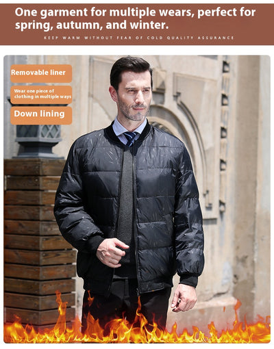 Abrigo Desmontable de Largo Medio para Hombre - Image 11