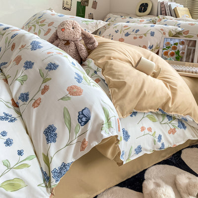 Funda Nórdica de Algodón Lavado para Cama de Estudiante - Image 8