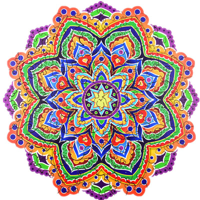 Rompecabezas de Mandala Irregular en Madera - Image 2