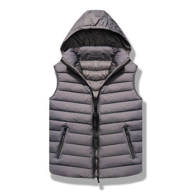 Chaleco Acolchado de Algodón para Hombre Talla Grande Holgada - Image 5