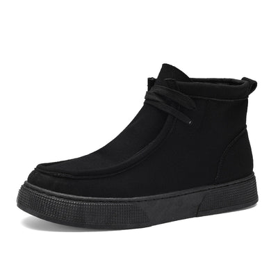 Tenis Retro de Gamuza con Detalles de Herramientas Altos para Hombre - Image 6