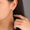 Aretes de Plata Pura Lujo Ligero Moda Europea Americana