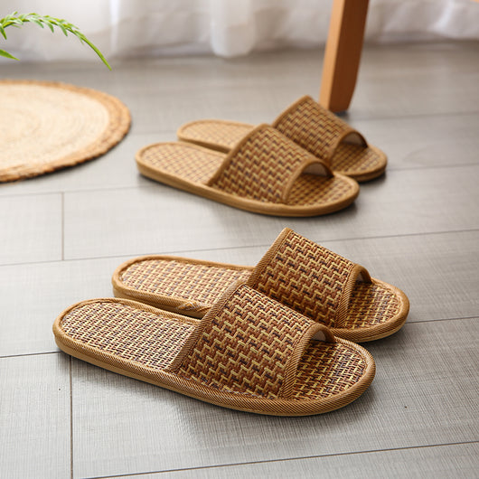Pantuflas Tejidas de Rafia Natural - Comodidad Artesanal - Image 4