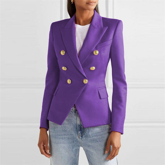 Saco Casual Elegante de Color Sólido - Image 2