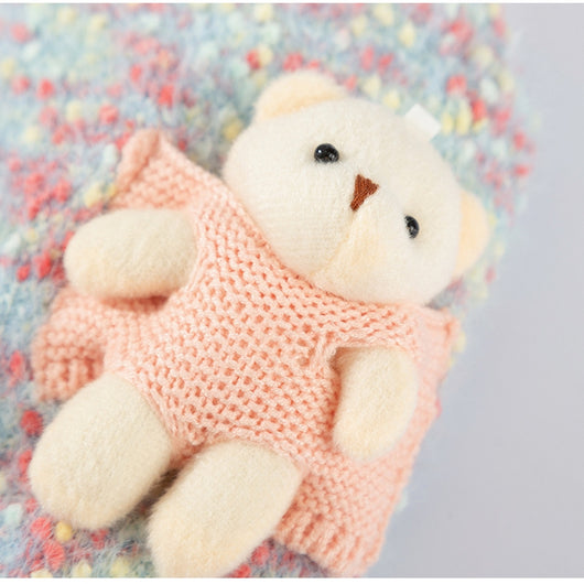 Suéter de Invierno para Mascotas con Diseño de Osito Floral en Relieve - Image 6