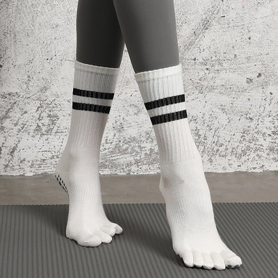 Calcetines Yoga Antideslizantes Profesionales Largos al por Mayor - Image 13