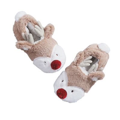 Set Navideño: Bolsa de Peluche Cervatillo Adorable + Pantuflas para Mujer - Image 9