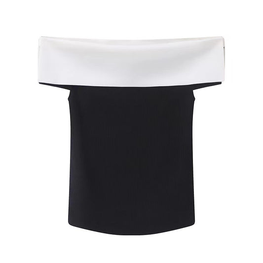 Suéter Elegante Cuello Barco para Mujer