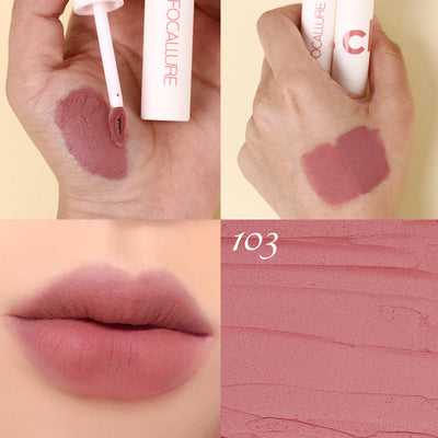 Gloss Labial Mate Aterciopelado a Prueba de Agua - Acabado Heroína Larga Duración - Image 5