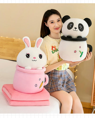 Almohada Decorativa Muñeca Taza de Té con Funda Aireada - Image 11