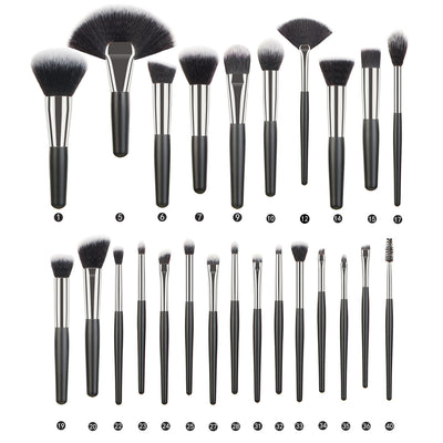 Set Completo de Brochas de Maquillaje con Cerdas Naturales - Image 12