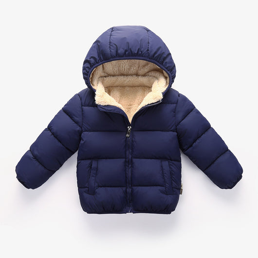 Abrigo de Invierno Infantil con Algodón Acolchado y Forro Polar - Image 8
