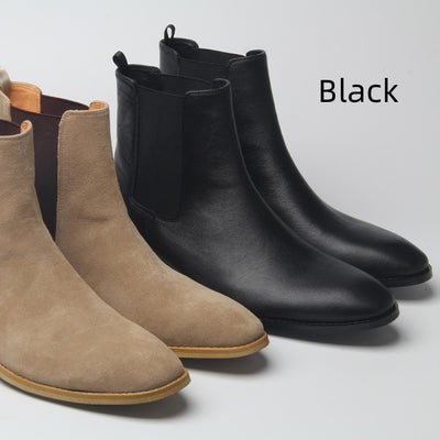 Botas Martin de Gamuza Punta Aguda con Elástico para Hombre - Image 2