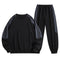Traje Casual Masculino de Gola Redonda