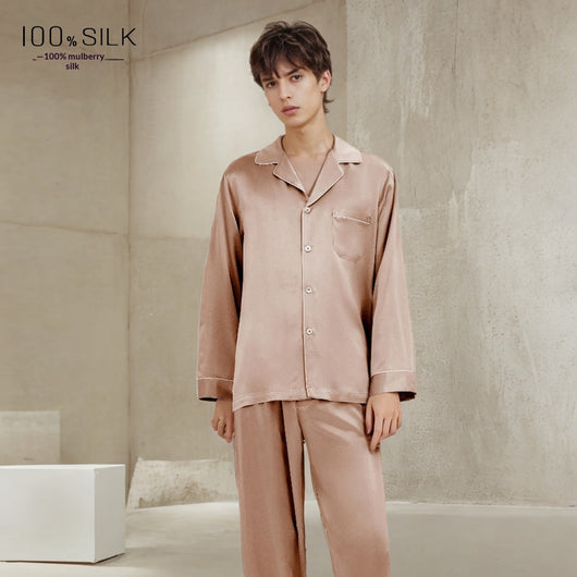 Pijamas de Seda Pesada Mumi para Hombre - Image 21
