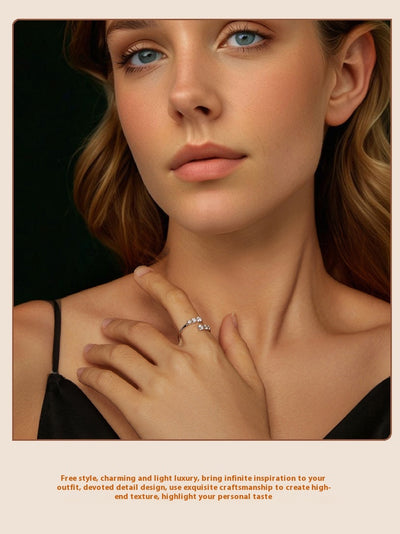 Anillo de Diamante Mozambique Brillante con Charm - Image 10