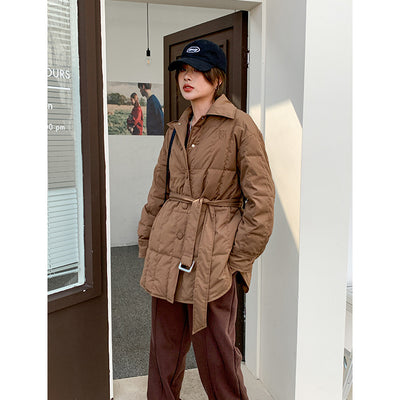 Chaqueta de Plumas de Pato Blanca Suelta - Image 7
