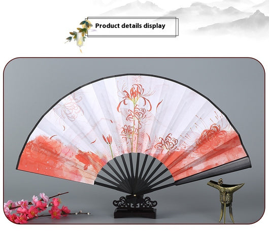 Abanico Plegable de la Serie Antigua Han Chinese Clothes Match - Image 22