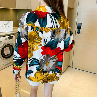 Blusa Larga de Chifón Poliéster para Mujer - Image 7