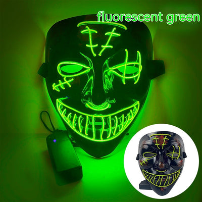 Máscara Halloween con Luz LED Fría Luminosa - Image 10