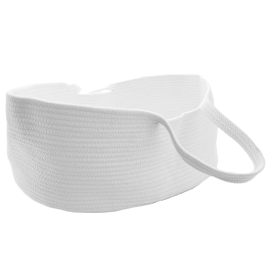 Canasta Cuna Tejida en Algodón - Organizador Creativo para Bebé - Image 2