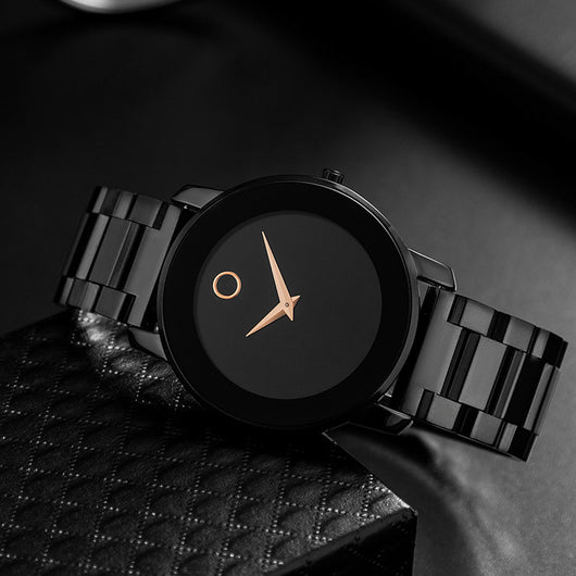 Reloj de Negocios Ultra Delgado para Hombre en Acero Inoxidable con Movimiento de Cuarzo - Image 3