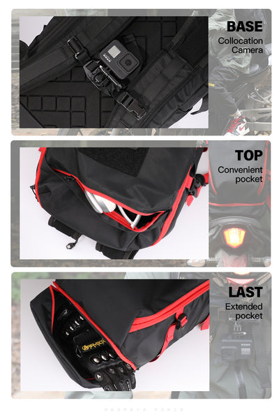 Mochila de Viaje Impermeable para Motociclista - Image 15