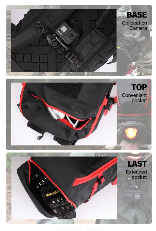 Mochila de Viaje Impermeable para Motociclista - Image 15