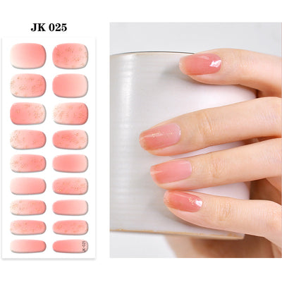 Pegatinas de Uñas UV Gel Semi-curadas Impermeables - Pure Desire Wind Wear - Image 23
