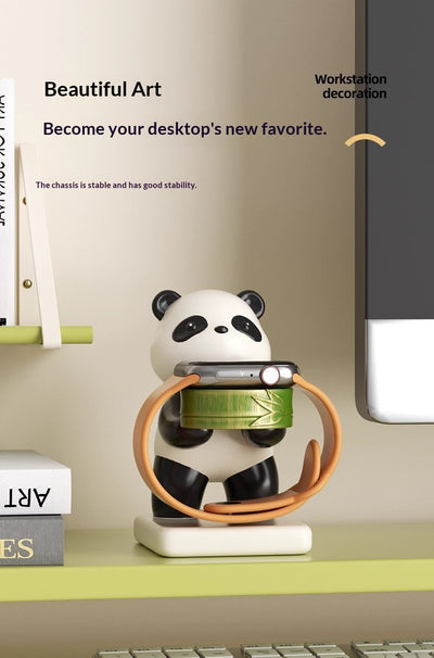 Organizador Panda para Cargadores con Bandeja de Almacenamiento - Image 11