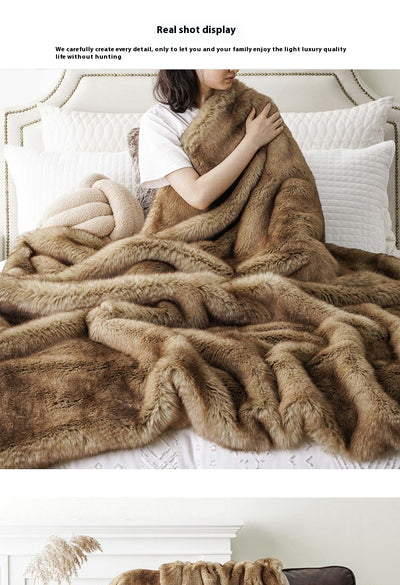 Manta Térmica de Peluche Engrosada para Otoño e Invierno - Image 10