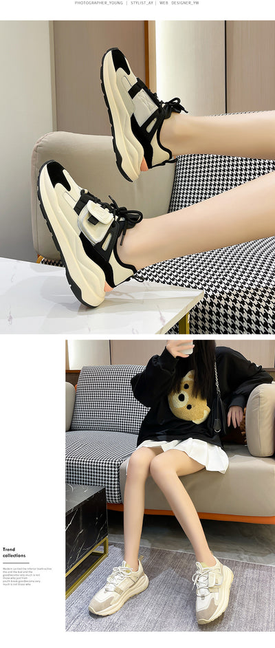 Zapatillas de Entrenamiento para Mujer con Bolsillo de Cuero - Diseño Funcional para Correr - Image 9