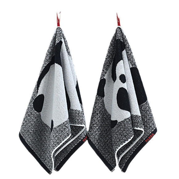 Paño Facial de Algodón Estampado con Pandas - Súper Absorbente