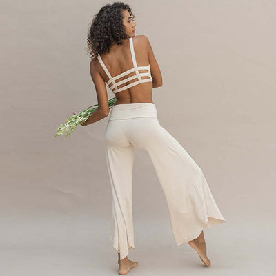 Traje de Yoga Espalda Descubierta con Sostén Integrado