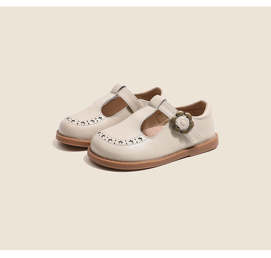 Zapatos de Cuero para Niñas Princesa con Suela Antideslizante - Image 13