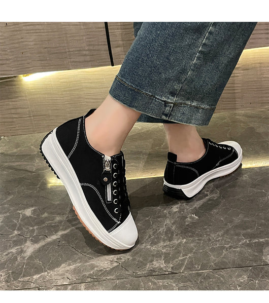 Zapatos de Plataforma Talla Grande con Cordones - Cómodos y Modernos para Mujer - Image 16