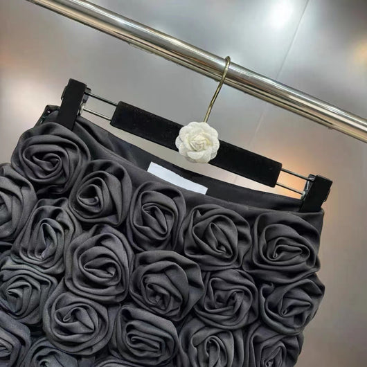 Falda Floral con Detalles Tridimensionales - Image 13