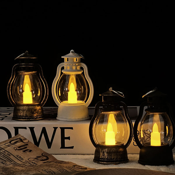 Linterna Decorativa LED Estilo Granero para Bares y Hoteles