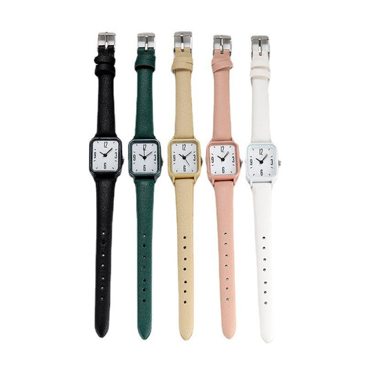 Reloj Digital Cuadrado de Aleación con Correa de Cuero para Jóvenes - Image 7