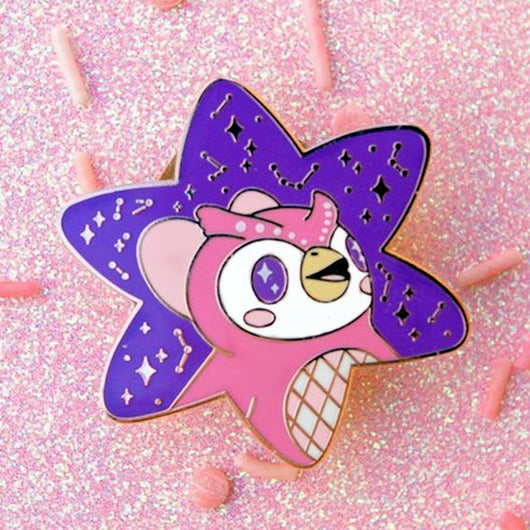 Broche Búho Cartoon en Metal