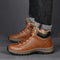 Botas de Invierno para Hombre en Cuero Premium con Forro Térmico