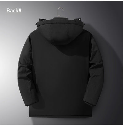 Chaqueta Gruesa para Hombre con Capucha Desmontable - Image 8